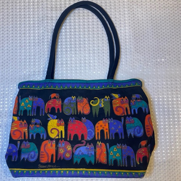 LAUREL BURCH Zippered Hand Bag. - Picture 2 of 12